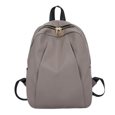 

Double Zipper Nylon Women Backpack Fashion Teenage Girls Lady Shoulder Bag
