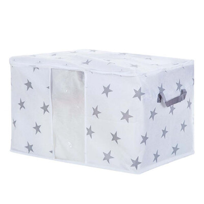 

New Foldable Storage Bag Clothes Blanket Quilt Closet Sweater Organizer Box Pouches