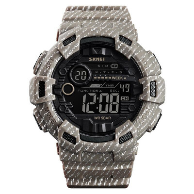 

SKMEI 1472 Analog Digital Watch Luminous Outdoor Sport Watch Men Digital Watch 5Bar Waterproof Alarm Clock Cowboy Military Fashion