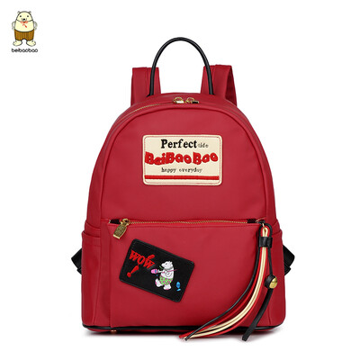 

Ins overheated double shoulder bag woman 2019 new backpack Korean version schoolbag college student bag Oxford cloth