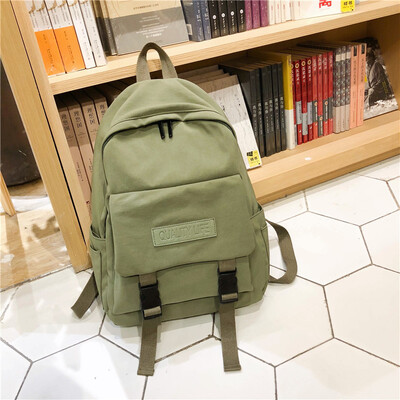 

Korean version of high school students tide brand Japanese department simple Joker Mori ancient feeling girl backpack ins bag fema