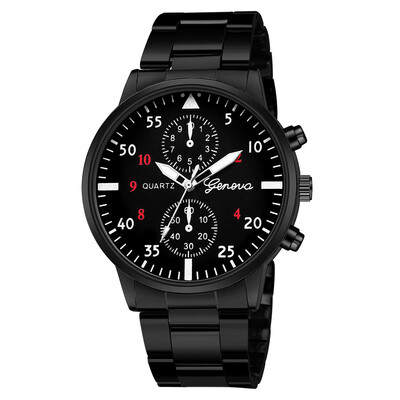

Gobestart Luxury Watch Fashion Stainless Steel Watch for Man Quartz Analog Wrist Watch