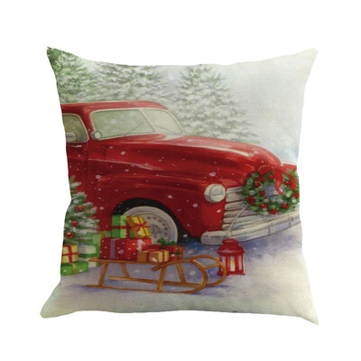 

Tailored Christmas Pillow Cover Pillowcases Decorative Sofa Cushion Cover 45x45cm