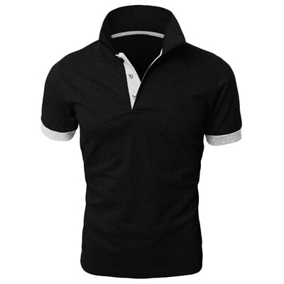 

Toponeto Fashion Mens Patchwork Shirt Double Color T-Shirts Top Blouses