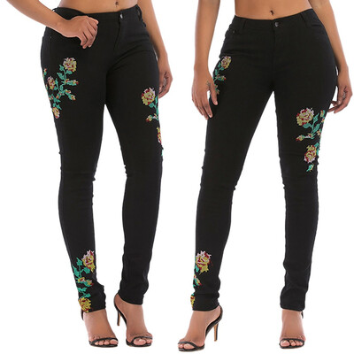

Tailored Fashion Women Stretch Jeans Female High Waist Stretch Slim Sexy Pencil Pants