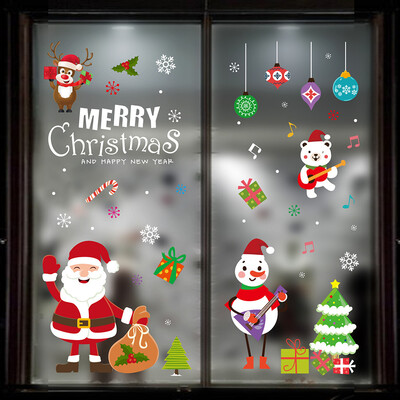

Tailored Merry Christmas Window Wall Sticker Decoration Decal Home Decor Xmas