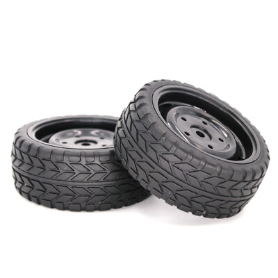 

Tailored 2PCS Car Tire Rubber Wheel Tyre 63mm For 110 RC Drift On-Road Racing Car Truck