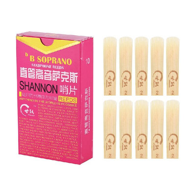 

Elementary Bb Soprano Saxophone Sax Reeds Strength 30 for Beginners 10pcs Box