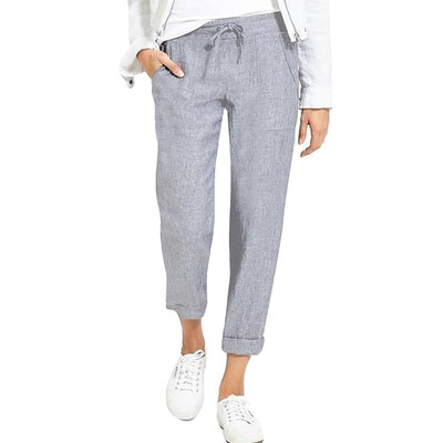 

Womens Daily Casual Loose Print Stretchy Wide Leg Palazzo Long Pants