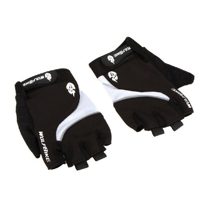 

Wolfbike Mountain Bike Bicycle Cycling 3D GEL Breathable Anti-slip Anti-shock Half Finger Gloves