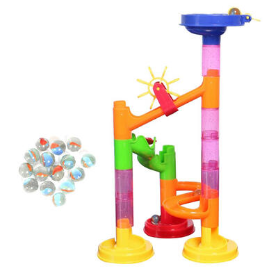 

29pcsSet DIY Construction Race Run Maze Balls Track Building Block Kid Toy