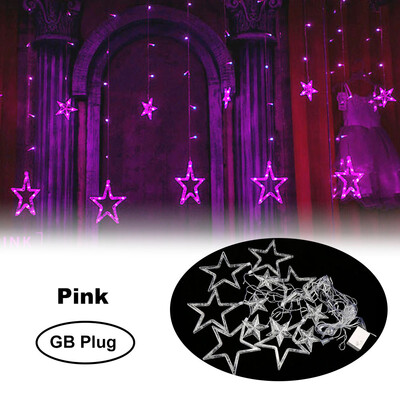 

LEDs String Lights Star Curtain Light 8 Modes Home Festival Wedding Celebration Decorative Hanging Light