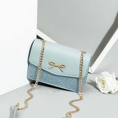 

Shangxin Advanced Sense Girl 2019 Chaozhou Baitao French Crowdsourcing Texture&Oceanic Chain Slant Bag