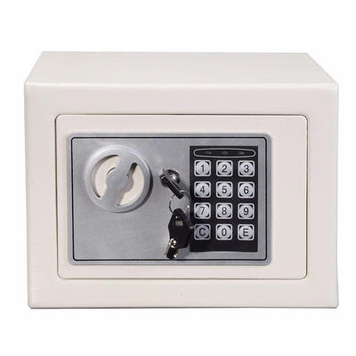 

New Digital Electronic Safe Security Box Keypad Lock Home Office Hotel Gun White