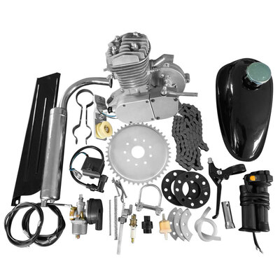 

Ktaxon 80CC 26" 28" Bike Bicycle Motorized 2 Stroke Cycle Petrol Gas Engine Kit SetSilver