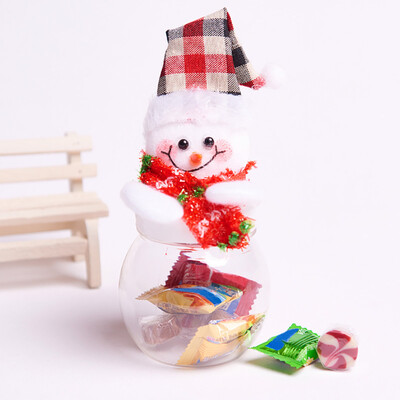 

〖Follure〗Santa Claus Snowman Elk Christmas Candy Packaging Christmas Candy Jar A