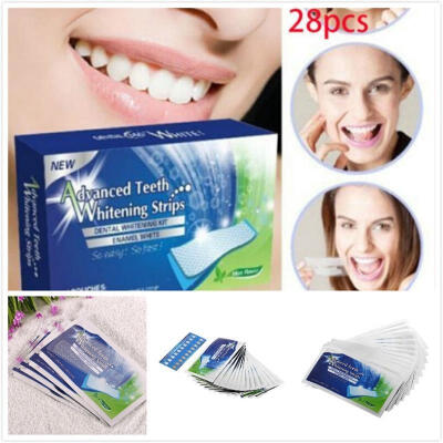 

Fashion Teeth Hygiene 28 Teeth Whitening Strips Professional Home Tooth Rapid Bleaching Whitestrips