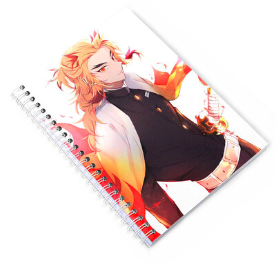 

redCherry Anime Demon Slayer Kimetsu no Yaiba Notebook Diary Stationery Notepad Cartoon Writing Notebook
