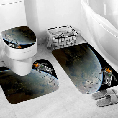 

Gobestart 3pcs Non-Slip Bath Mat Bathroom Kitchen Carpet Doormats Decor