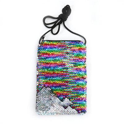 

Fashion Glitter Sequin Bag Women Messenger Bag Vertical Shoulder Bag Crossbody Bag Small Envelopes Bag