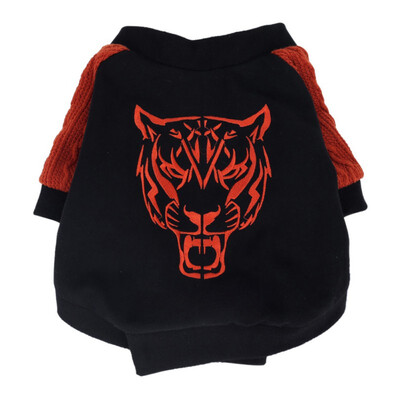 

Winter Warm Costume for Dog Puppy Coat Tiger Head Print Dogs coat Hoodie Apparel Clothing for dogs Sportswear