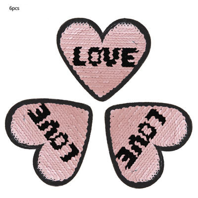 

Greensen 6PCS DIY Clothing Mending Accessory Cartoon Embroidery Clothes Sticker Iron-on Patch