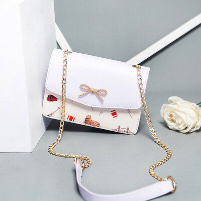 

Summer ins girls bag on the Korean version of the chain single shoulder slant bag fashion students