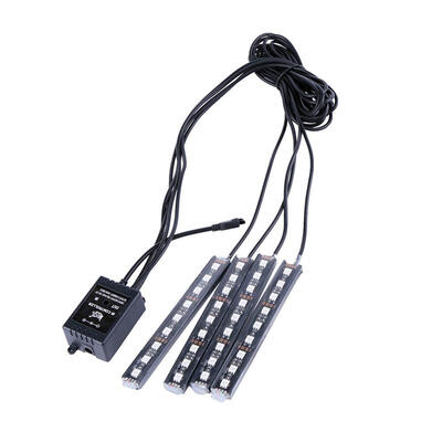 

4pcs Car RGB LED Strip Light Lamp Atmosphere Lamps Car Interior Light