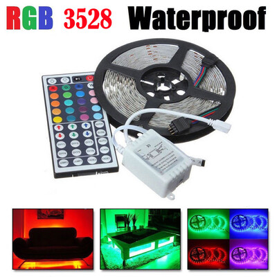 

〖Follure〗5M RGB 3528 300 Led SMD Flexible Light Strip Lamp44 key IR Remote Controller