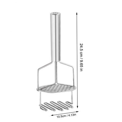 

Greensen Stainless Steel Potato Masher Vegetables Fruits Mud Crusher Kitchen Restaurant Cooking Tools