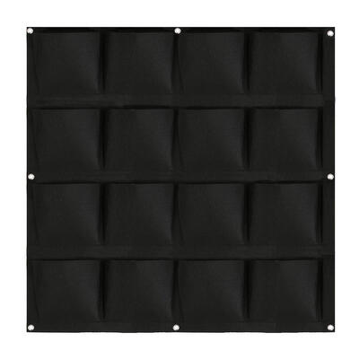 

16 Pockets Non-woven Planting Bag Garden Vertical Hanging Wall Grow Bags