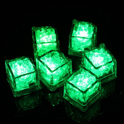 

FUNNYBUNNY Illuminated Ice Cubes Colorful Touch Sensor Night Light LED Flash Ice Cubes Water Glow Night Light Fast Flash
