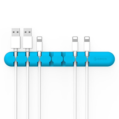 

ORICO CBS7 Desktop Cable Storage Management Silicon Charger Wire Organizer Holder Clip