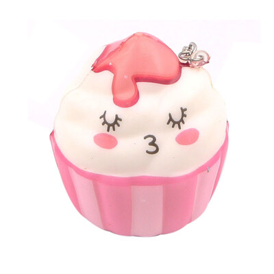 

Siaonvr Cute Ice Cream Stress Reliever Keychain Scented Slow Rising Toy