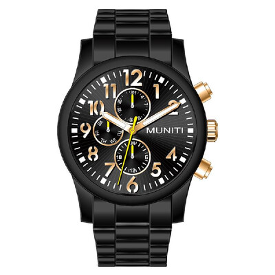 

MUNITI Fashion Sport Men Watch Life Water-resistant Quartz Luminous Man Wristwatch Relogio Musculino
