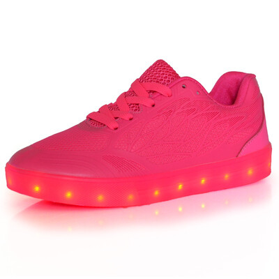 

2018 COOL Luminous Sneakers for Girls&Boys Kids Glowing Sneakers with LED Light USB Charge Suitable Breathable Shoes