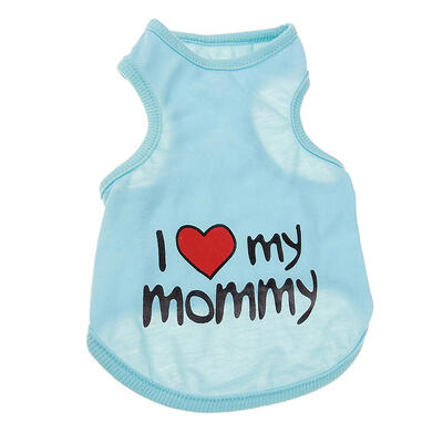 

Spring Summer Cute Love Print Pet Dog Vest for Cat Puppy Sleeveless T-Shirt