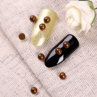 

Toponeto DIY 20pcsbag Nail Art Decoration Oval Stone Charm Acrylic Resin