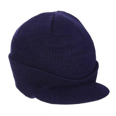 

Fashion Men Women Knit Baggy Beanie Ski Peaked Baseball Cap Autumn Winter Hat