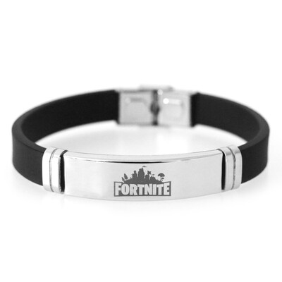 

Fortnite Game Bracelet Men Women Stainless Steel Adjustable Silicone Bracelets