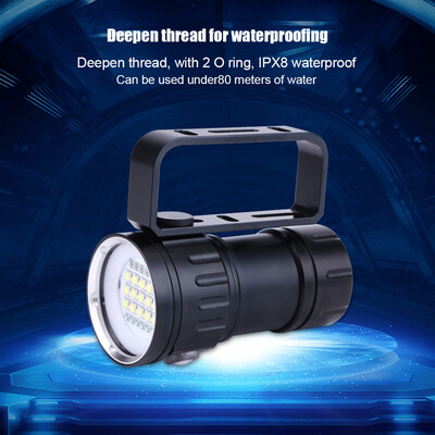 

Greensen IPX8 18000LM 500M Flashlight Waterproof Lamp Light Underwater Outdoor Camp Outdoor Flashlight Camp Flashlight
