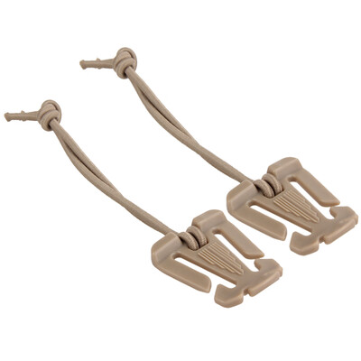 

2Pcslot Molle Backpack Carabiner EDC Tool Elastic Rope Webbing Buckle