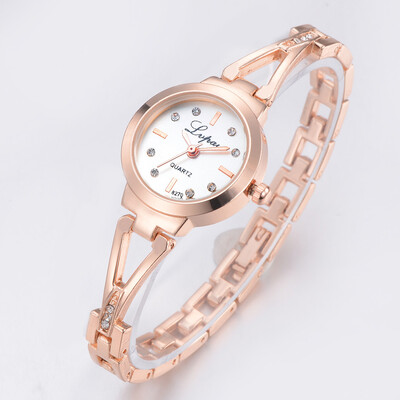 

LVPAI Brand Ladies Watches 2018 Crystal Rhinestone Elegant Stainless Steel Band Wristwatch For Women Relojes De Las Mujeres 233