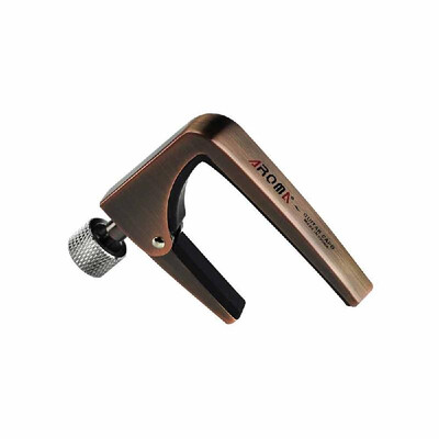 

Aroma AC-11 Guitar Capo Zinc Alloy for Acoustic Electric Guitars Unique Bronze