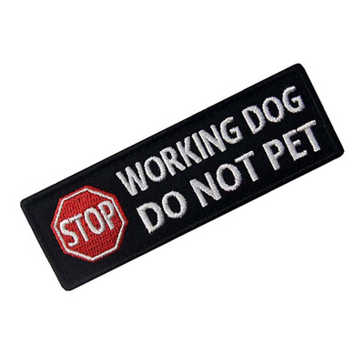 

Pet Dog Strap Magic Stickers Service Dog Cloth Tag Patches Training Harness Vest
