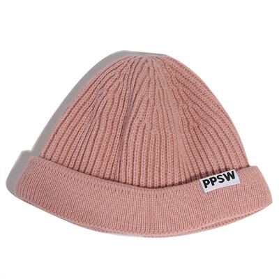 

Hat women fallwinter Korean version of Joker wool hat students warm knit hat Japanese simple ear muff hat mens tide