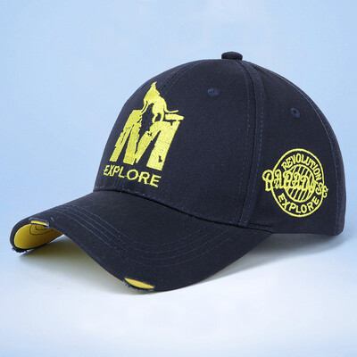 

Hat female Cap Korean trend solid color  letters baseball caps men&women summer Sun Hat Sun Hat travel