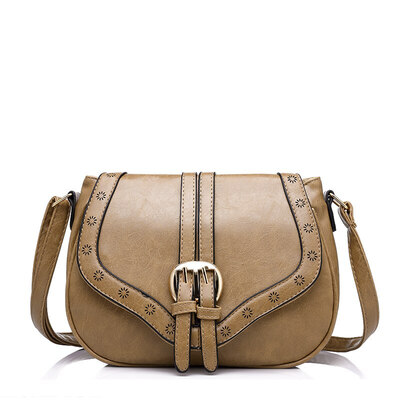 

LOVEVOOK brand women messenger bag female hollow out saddle bag PU fashion ladies shoulder bag women crossbody bags small purses