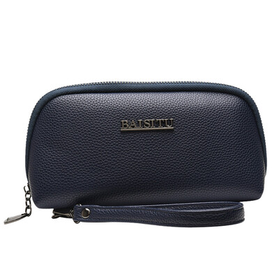 

Tailored Womens Fashion Clutch Large Capacity Wallet Tote Zipper Wristband Bag