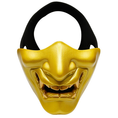 

Tailored Half Face Mask Cosplay Samurai Halloween Party Festival Ideal Mask